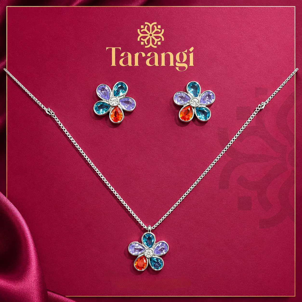 Zaria Chain & Earrings set