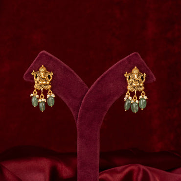 Eshaan Lord Ganesha Choker & Earrings Set