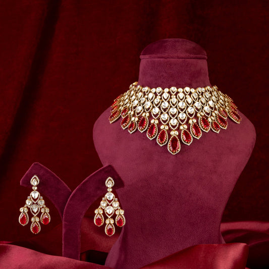 Risayat Victorian Necklace & Earrings Set