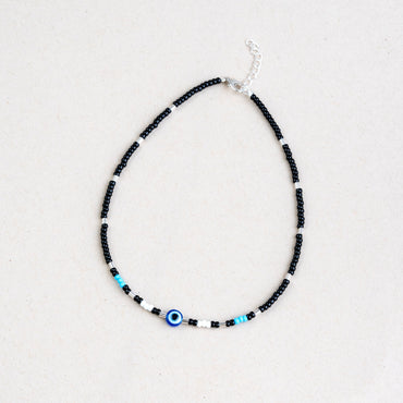 Evil Eye Single Leg Anklet
