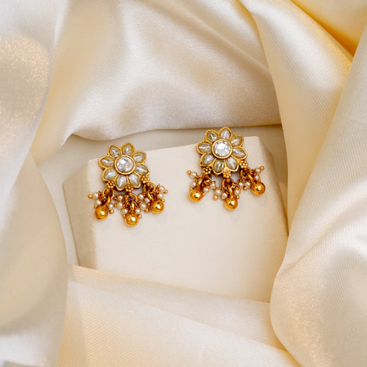 Pratha Kundan Earrings