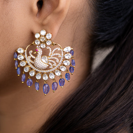 Royal Peacock Chandbali