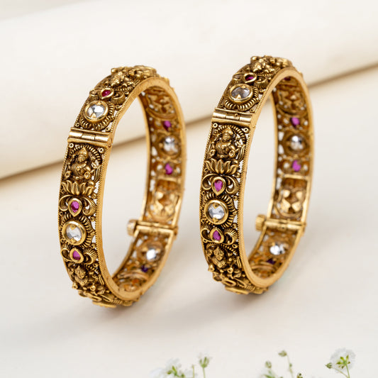 Chashvi Temple Bangles
