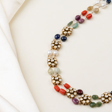 Ratnadeep Moissanite Beads Chain