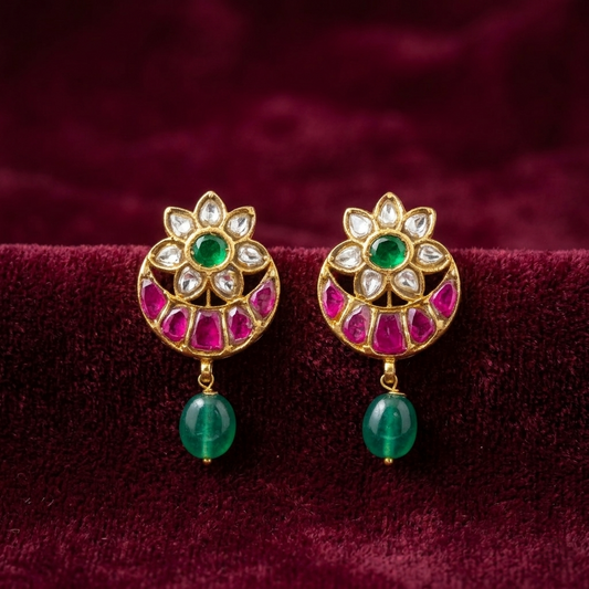 Rohira Kundan Earrings