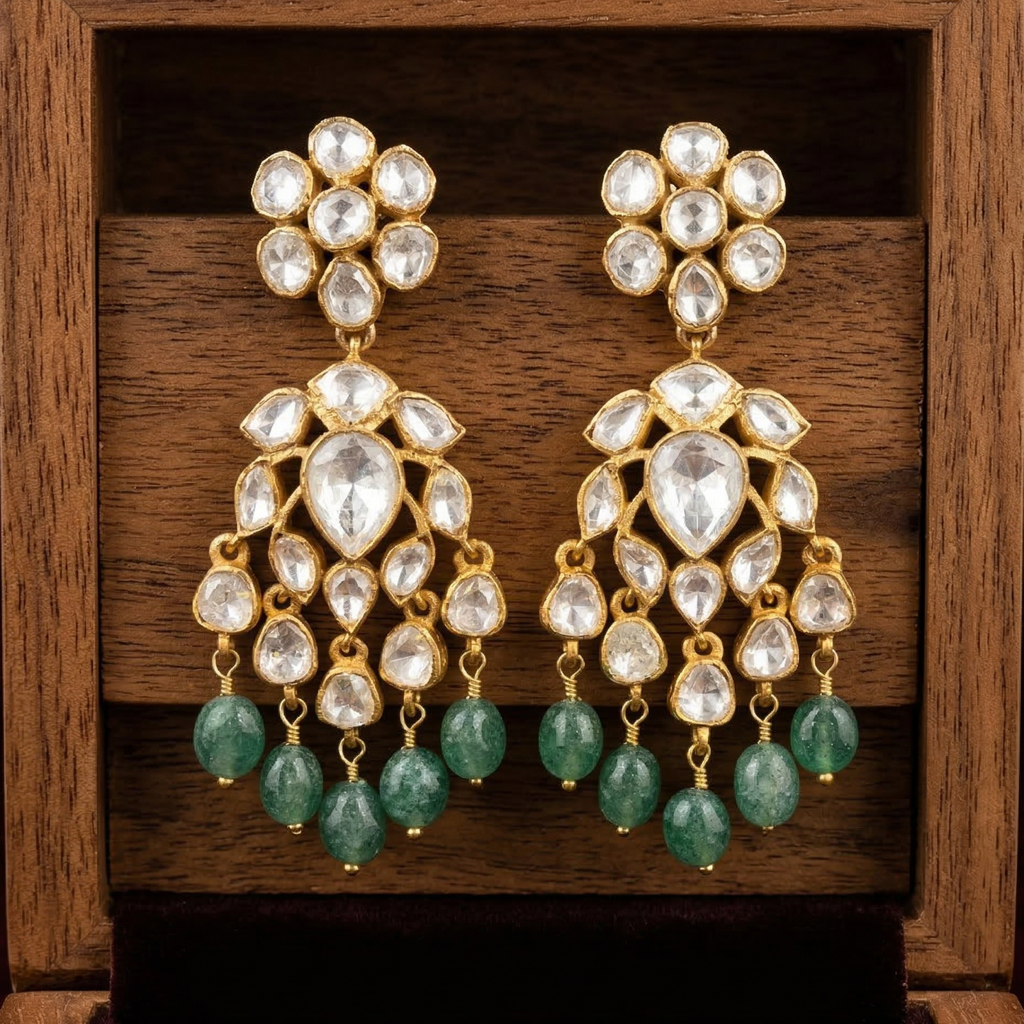 Taraliya Moissanite Chandbali
