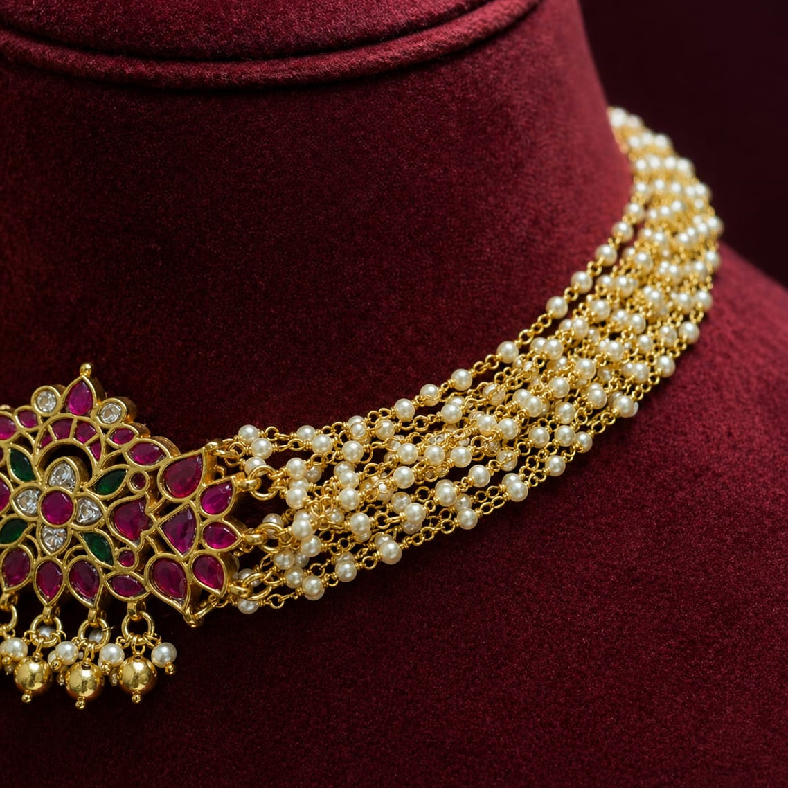 Rosy Radiance Choker