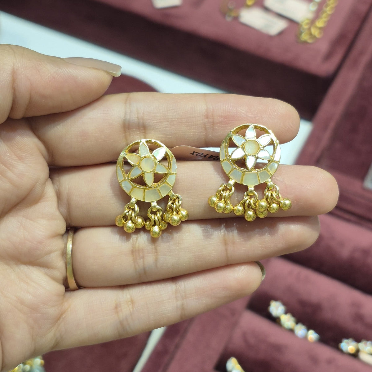 Tarikha MOP Earrings