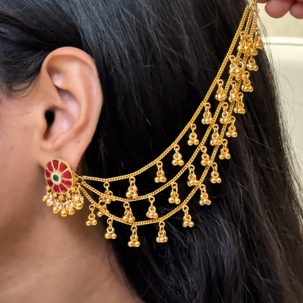 Kanika 3-Layer Earchain