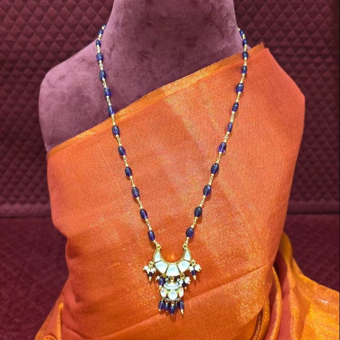 Crescent Purple Necklace