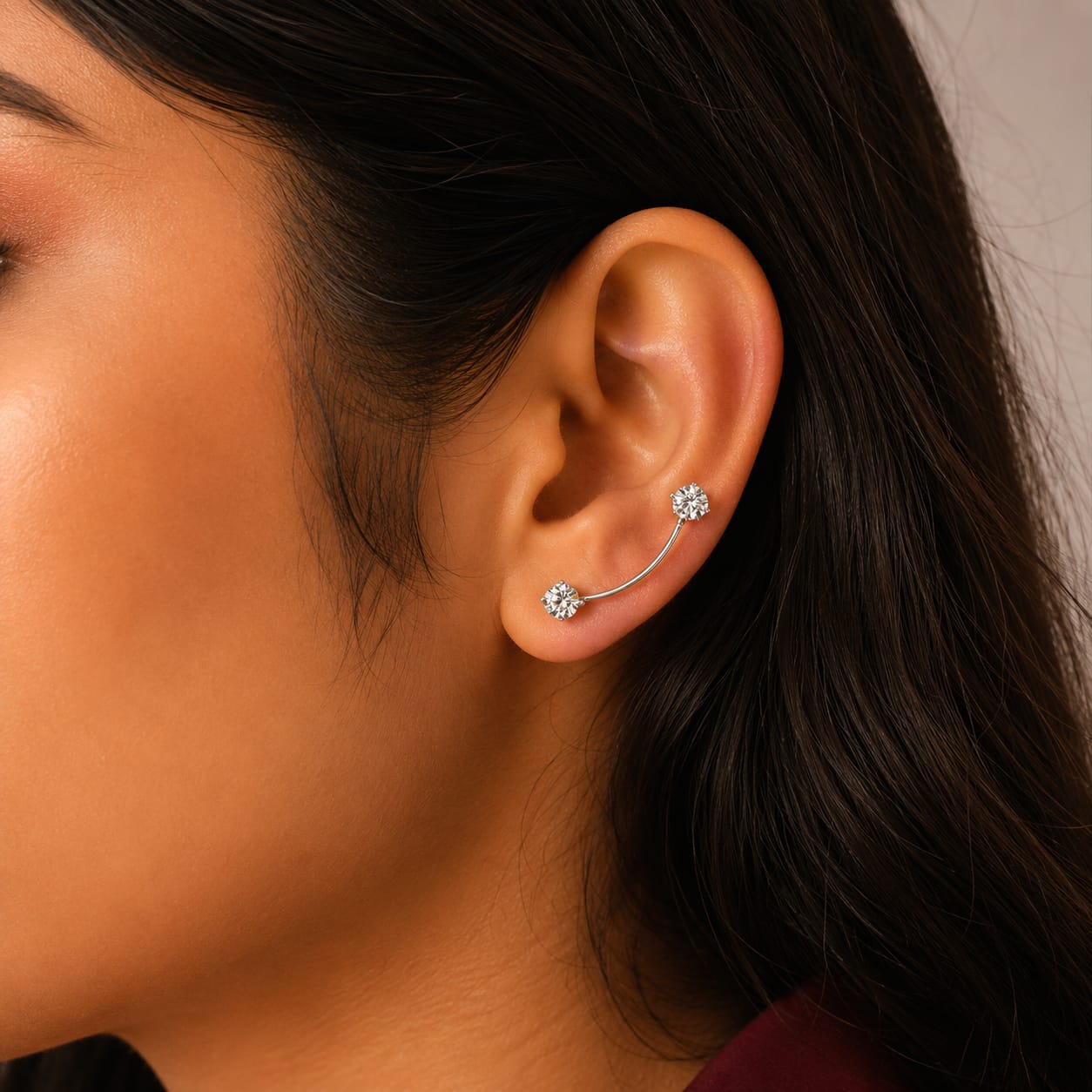 Winter Glow Earcuff
