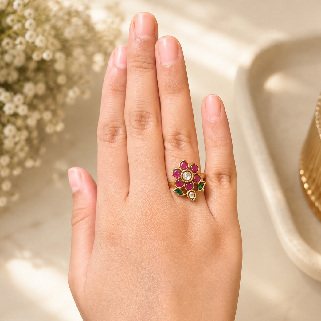 Sarvi Kundan Ring