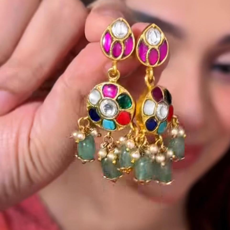Abhira Kundan Earrings