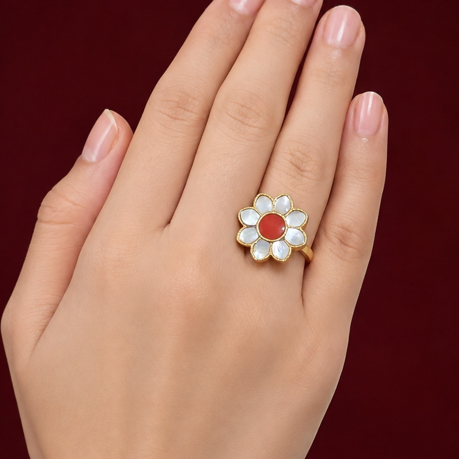 Rigani Kundan Ring