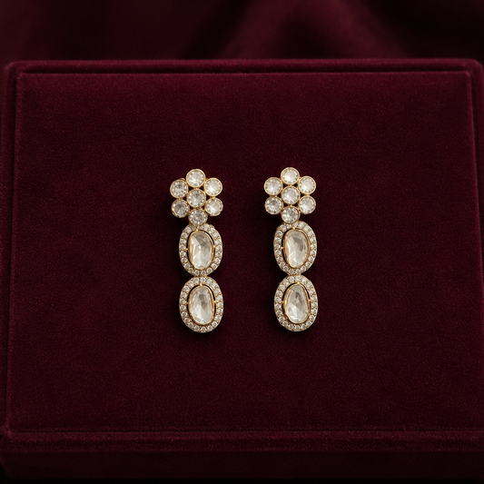Noire Moissanite Earrings