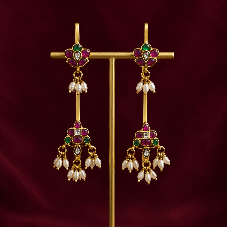 Subiya Bugadi Attached Earrings