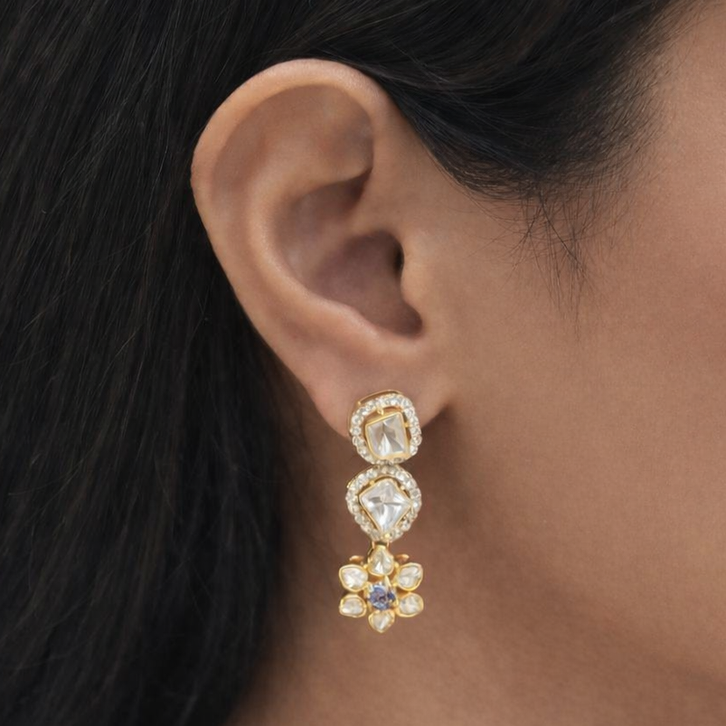 Srijani Moissanite Earrings