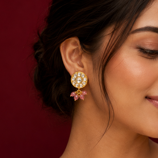 Nilitya Kundan Earrings