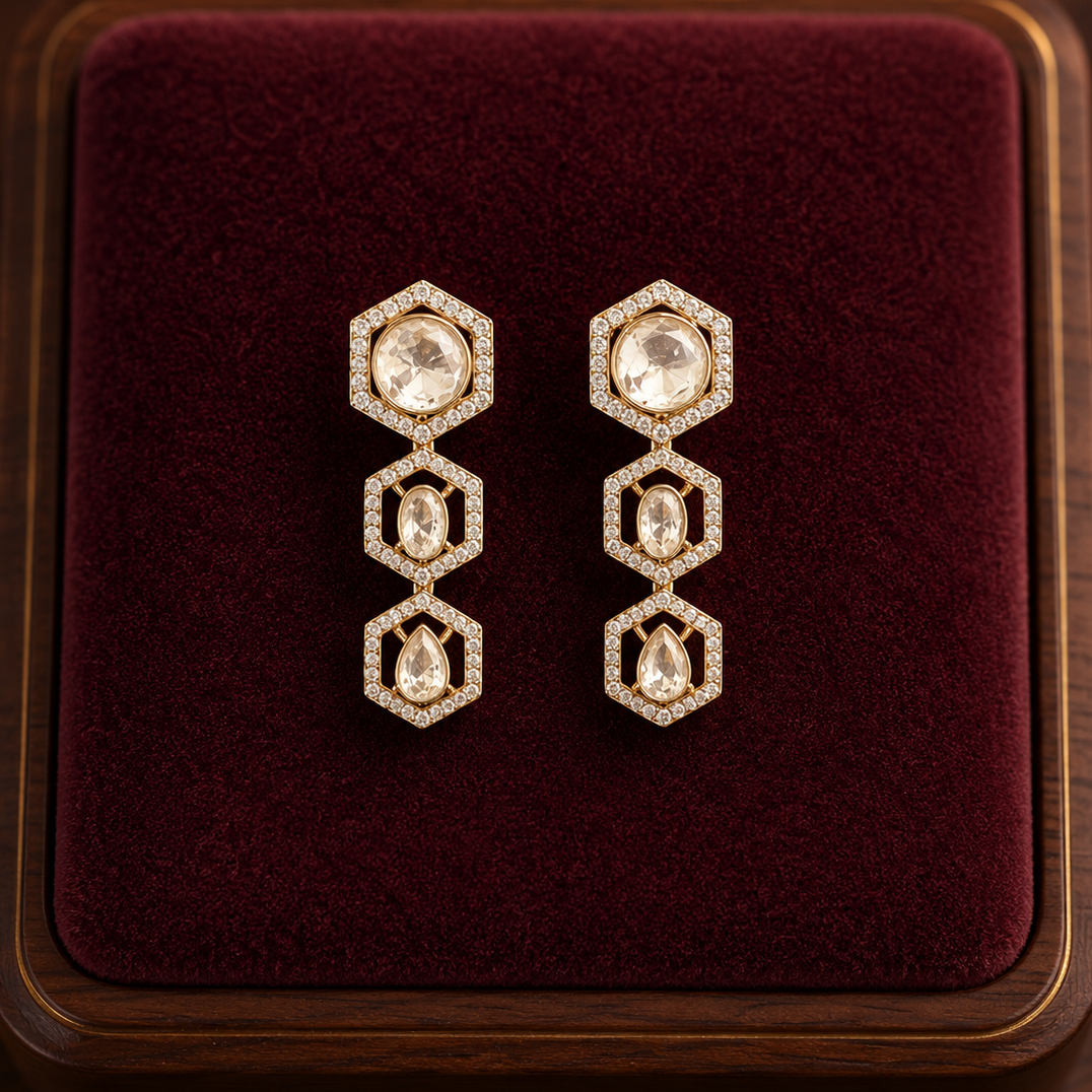 Zivra Moissanite Earrings