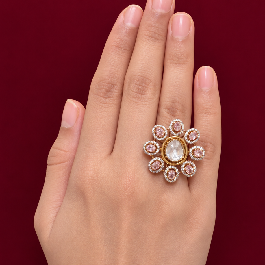 Teerya Moissanite Ring