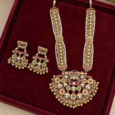 Kretya Heritage Necklace & Earrings Set