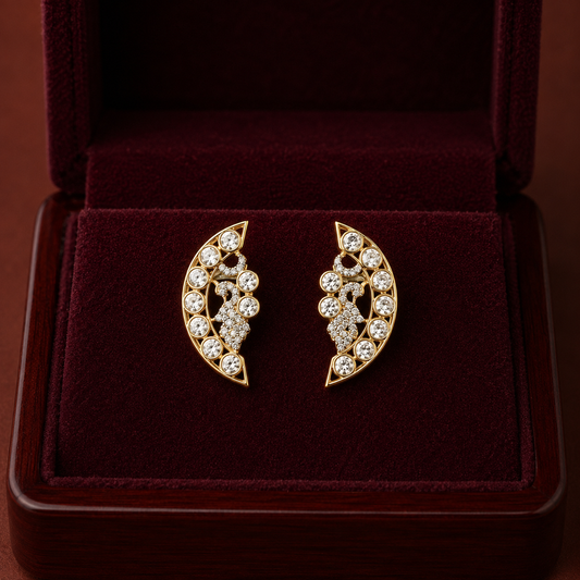Hamsika Moissanite Earrings