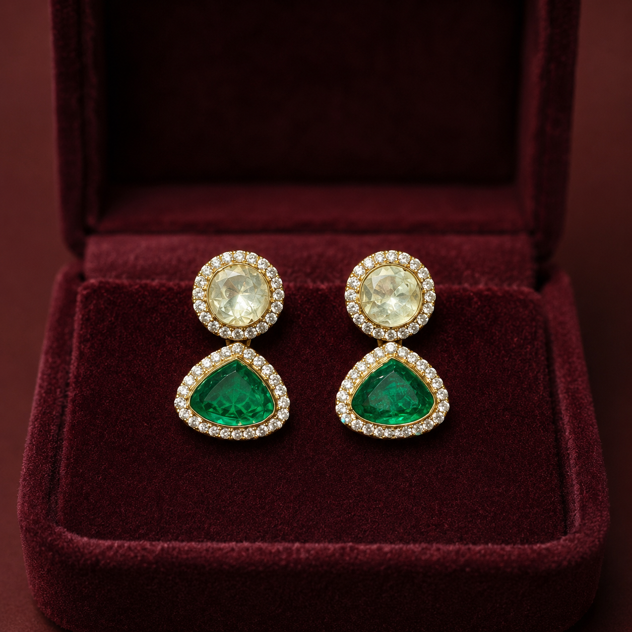 Ameya Moissanite Earrings