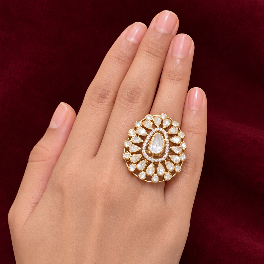 Neetya Moissanite Ring