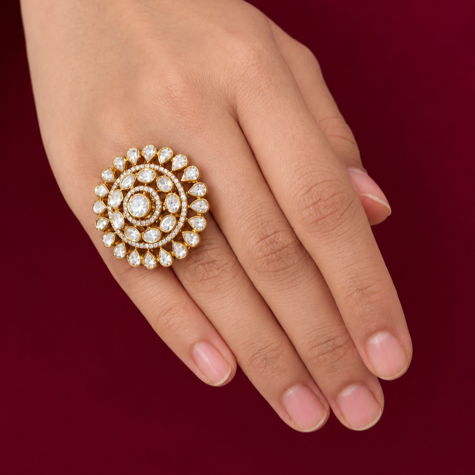 Leeha Moissanite Ring