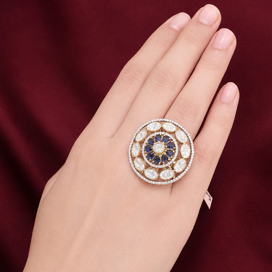 Parahi Moissanite Ring