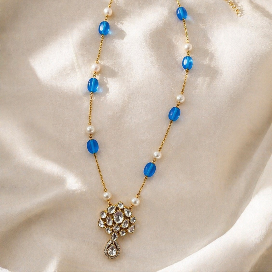 Ocean Moissanite Necklace