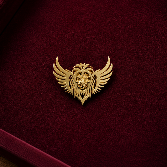 Lion Brooch