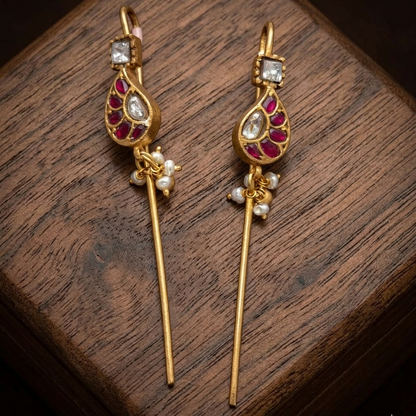 Kaya Kundan Needle Earcuff