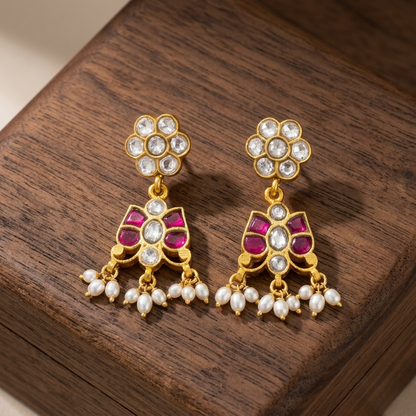 Napali Kundan Earrings