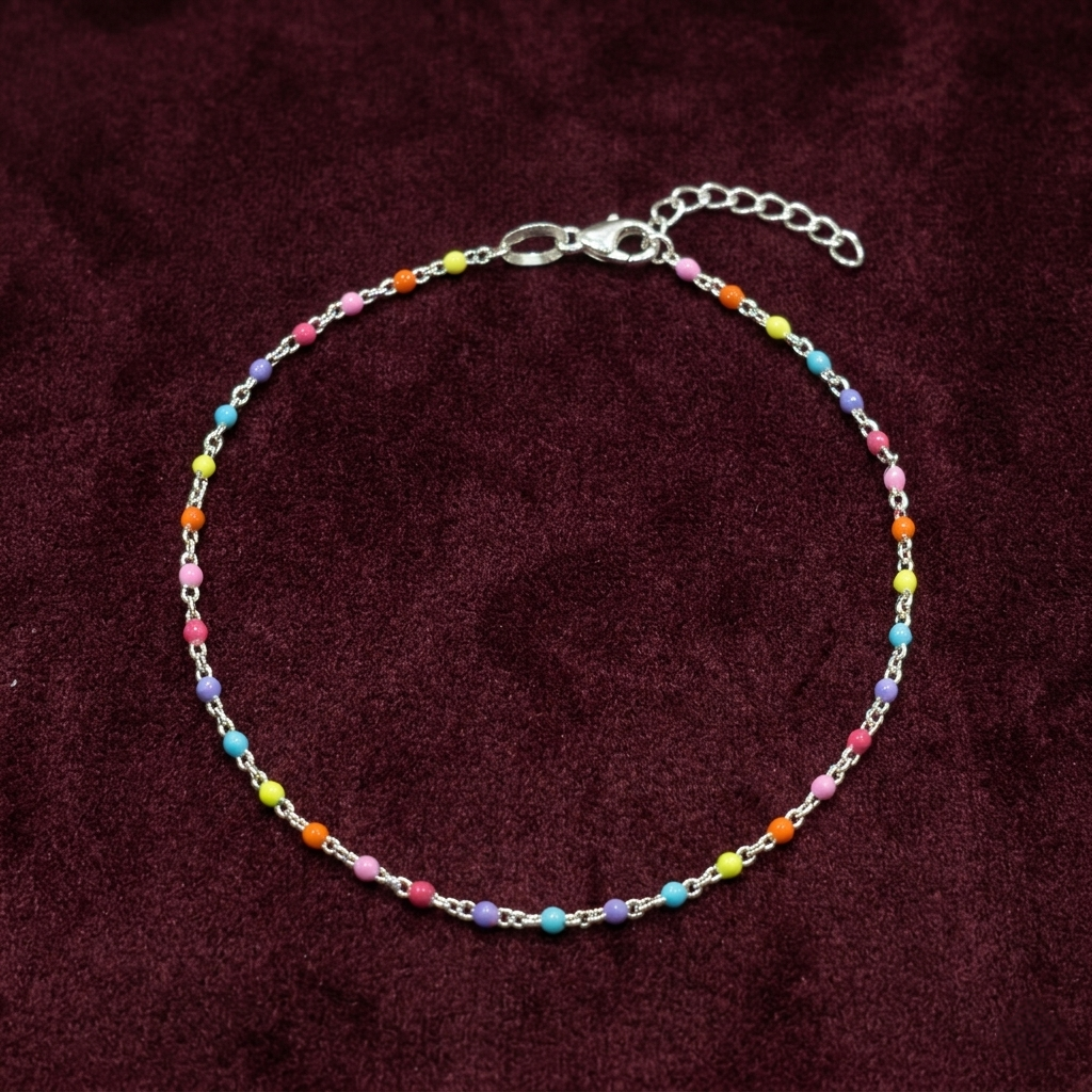 Rainbow Single Leg Anklet