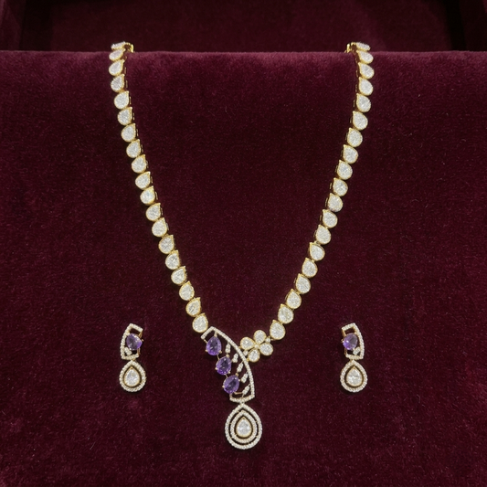Maarya Victorian Necklace & Earrings Set