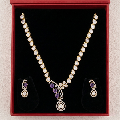 Maarya Victorian Necklace & Earrings Set