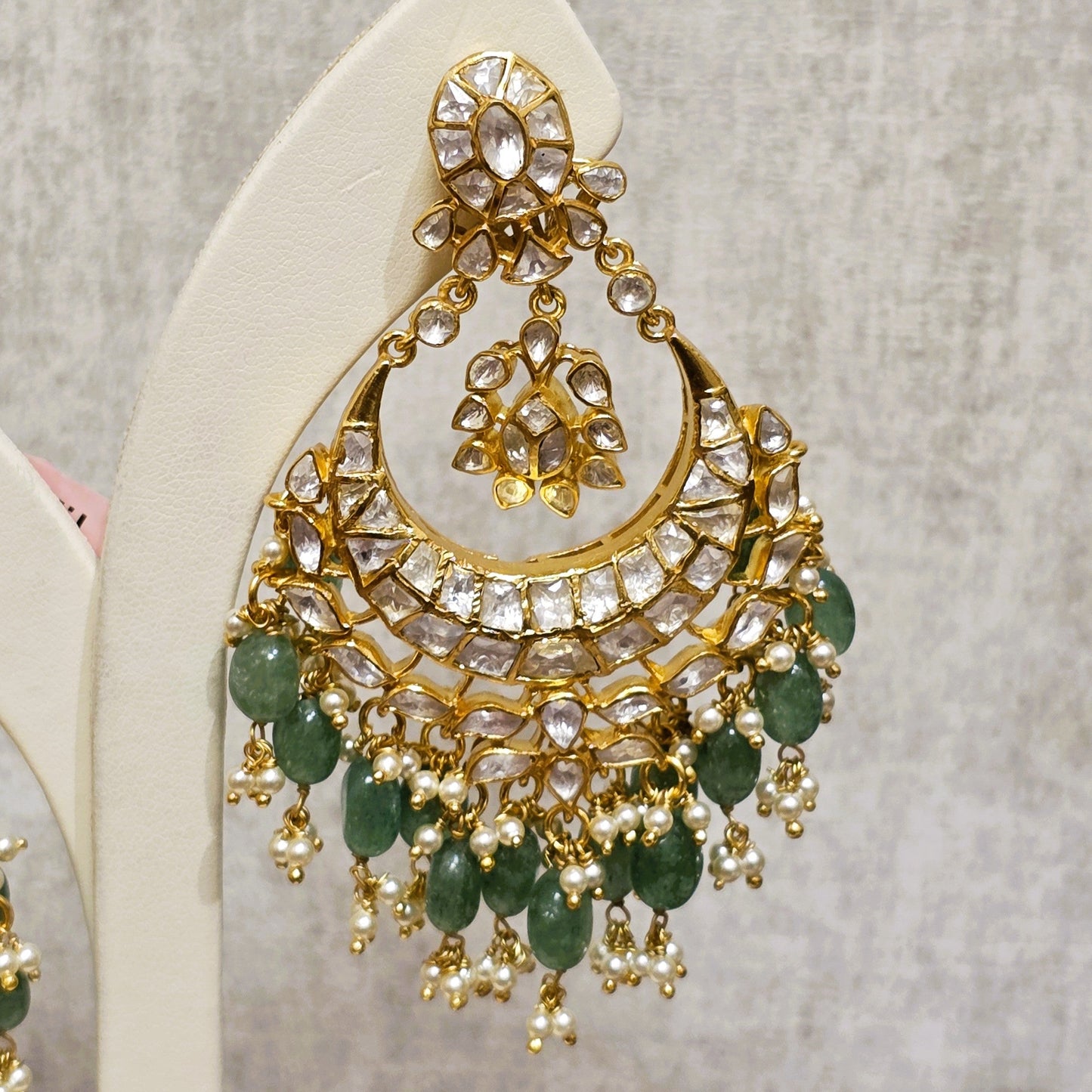 Tamira Moissanite Chandbali