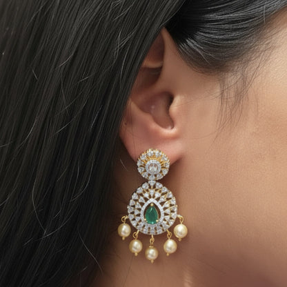 Tarikaa CZ Chandbali