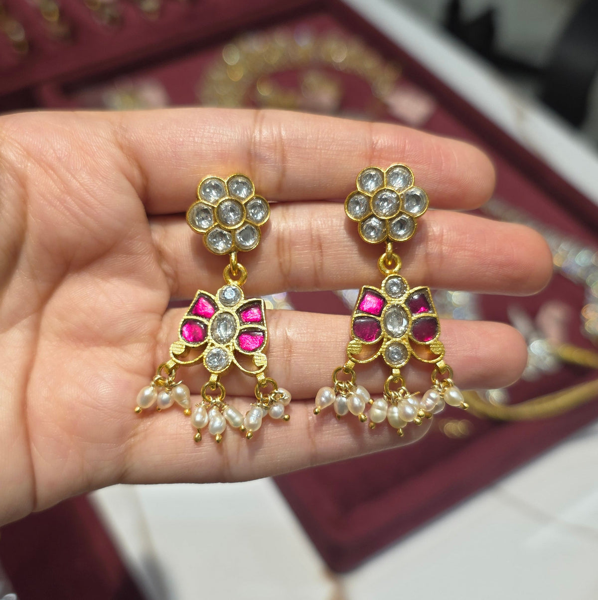 Napali Kundan Earrings