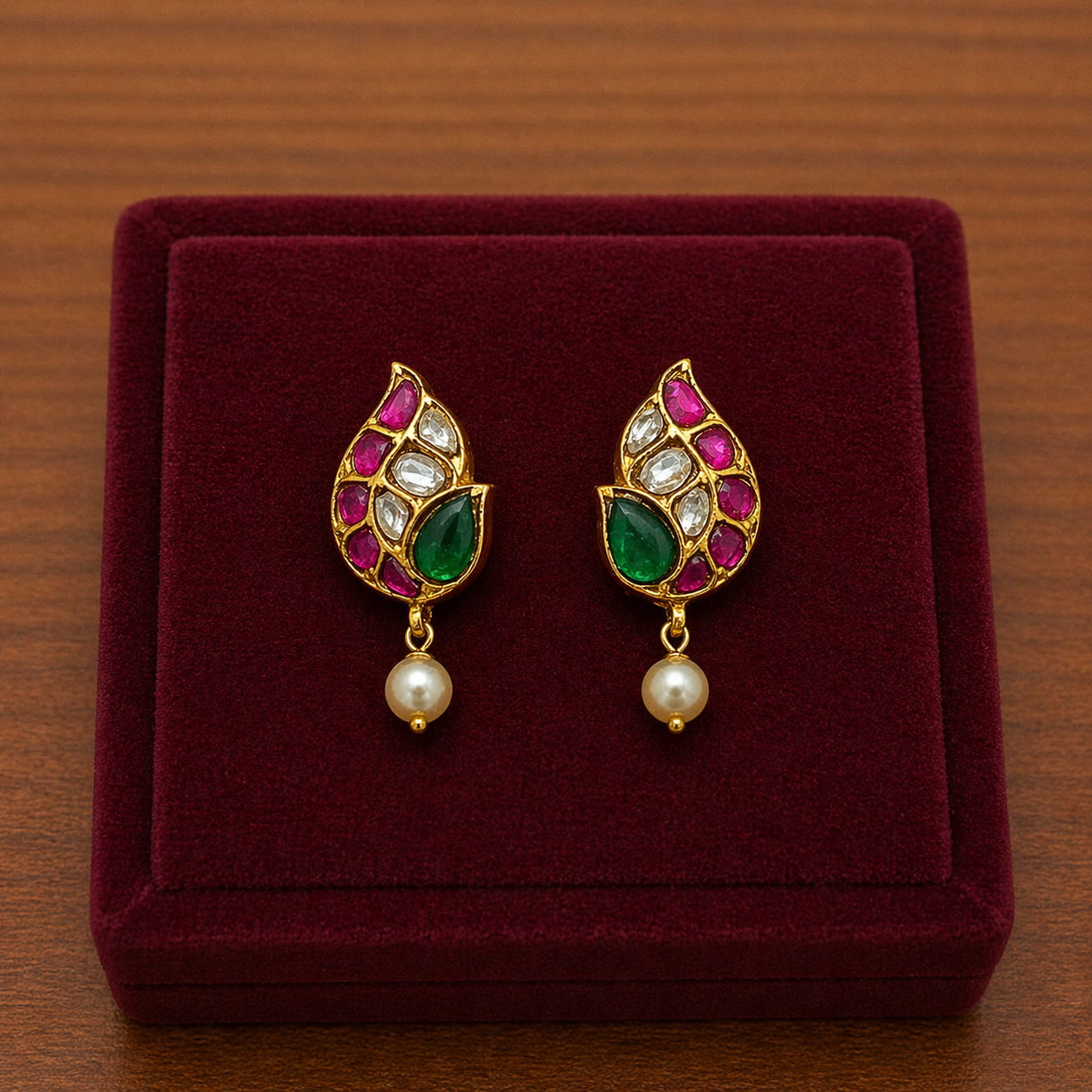 Taniya Kundan Earrings