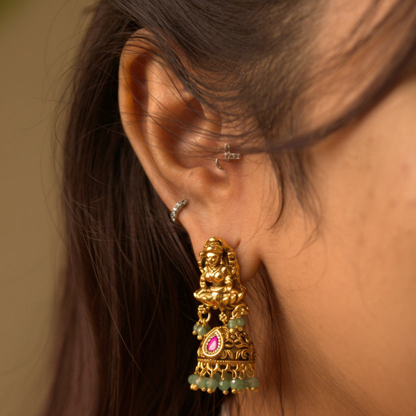 Udhyana Goddess Lakshmi Jhumka