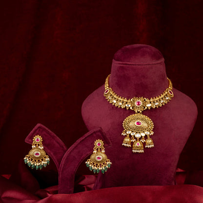 Hamsi Necklace & Earrings Set