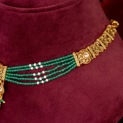 Kankha Necklace & Earrings Set