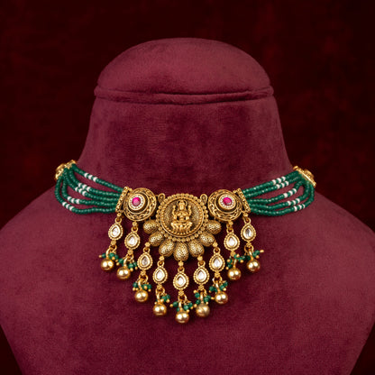 Kankha Necklace & Earrings Set