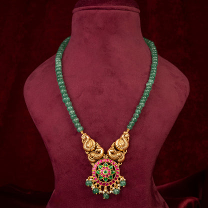 Aakriti Long Necklace & Earrings Set