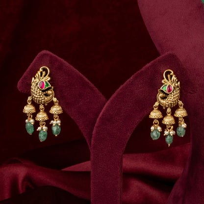 Aakriti Long Necklace & Earrings Set