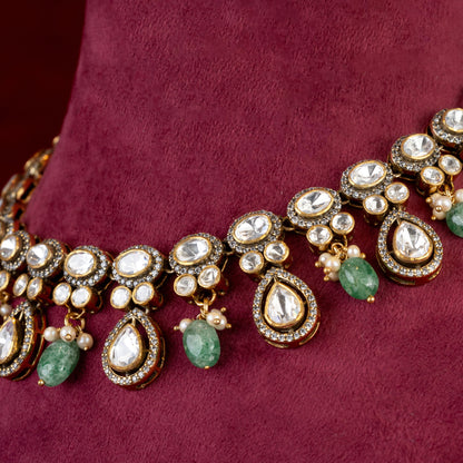 Shringaa Victorian Necklace & Earrings Set