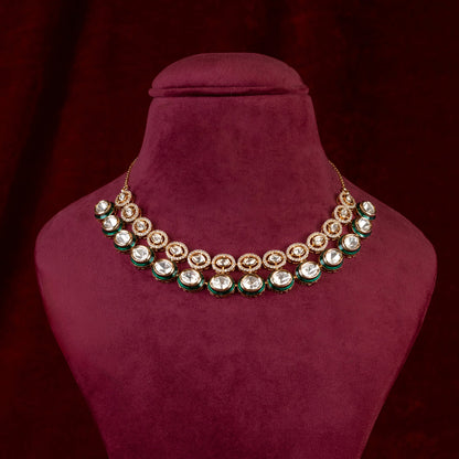 Samitha Moissanite Necklace & Earrings Set