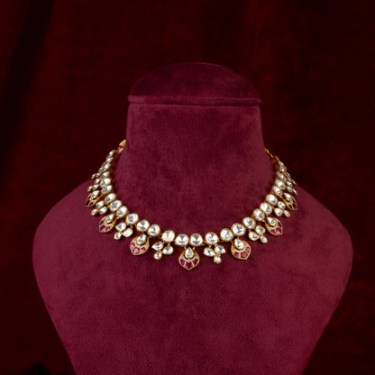 Tralika Moissanite Necklace & Earrings Set